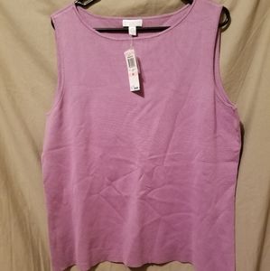 Lavender sleeveless shell